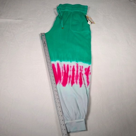 NWT Crown & Ivy Jade Tie Dyed French Terry Knit Relaxed Fit Joggers/Sweatpants - Picture 6 of 6